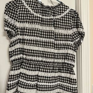 🍁FALL CLEANOUT- MAKE AN OFFER! 🍁 JCrew peplum short sleeve blouse